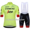 Conjunto Maillot + Culotte Corto con tirantes 2018 Trek-Segafredo N002